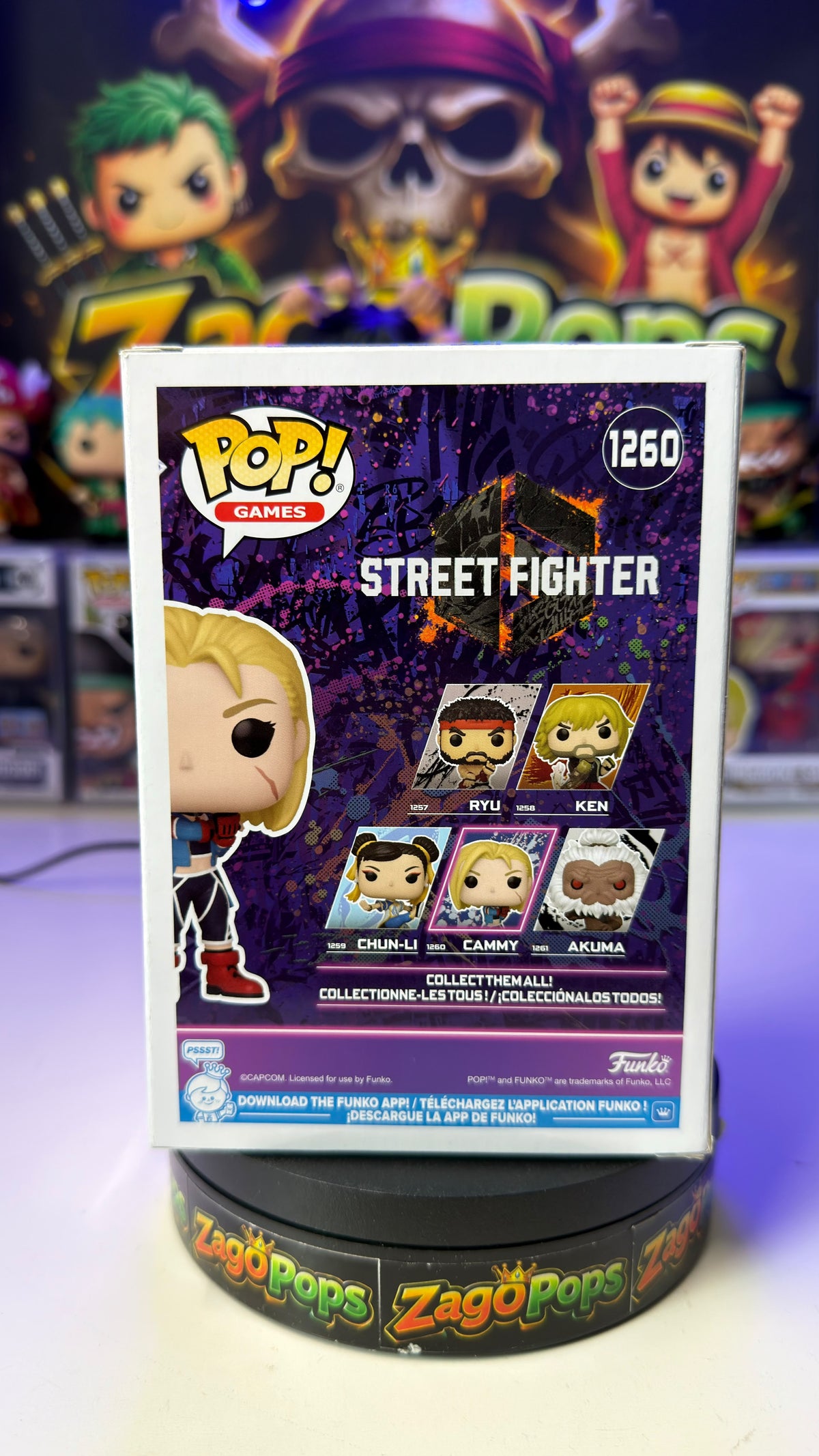 Funko Pop Cammy 1260 Street Fighter