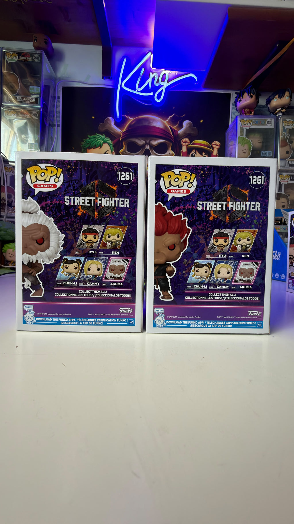 Funko Pop Bundle Akuma 1261 ( Regular + Chase) Street Fighter