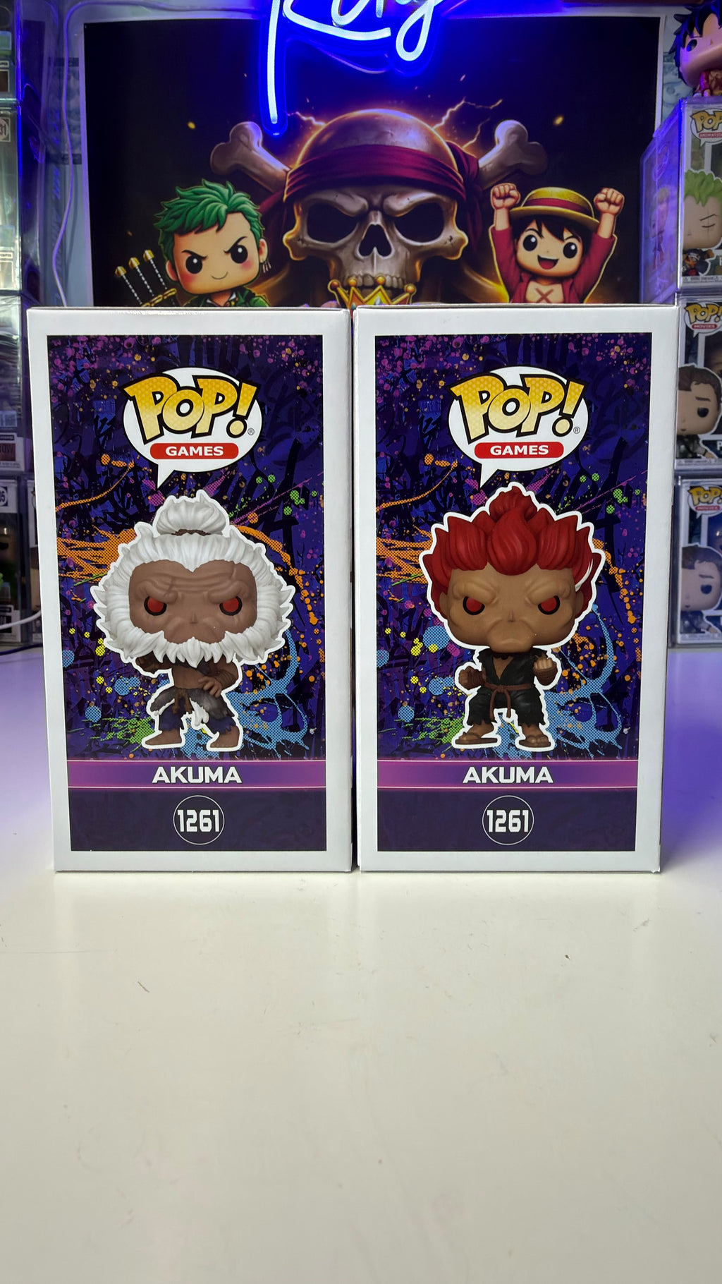 Funko Pop Bundle Akuma 1261 ( Regular + Chase) Street Fighter