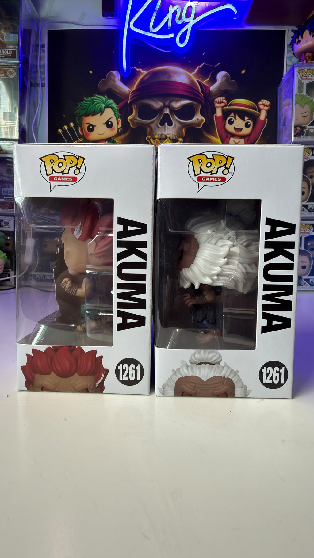 Funko Pop Bundle Akuma 1261 ( Regular + Chase) Street Fighter