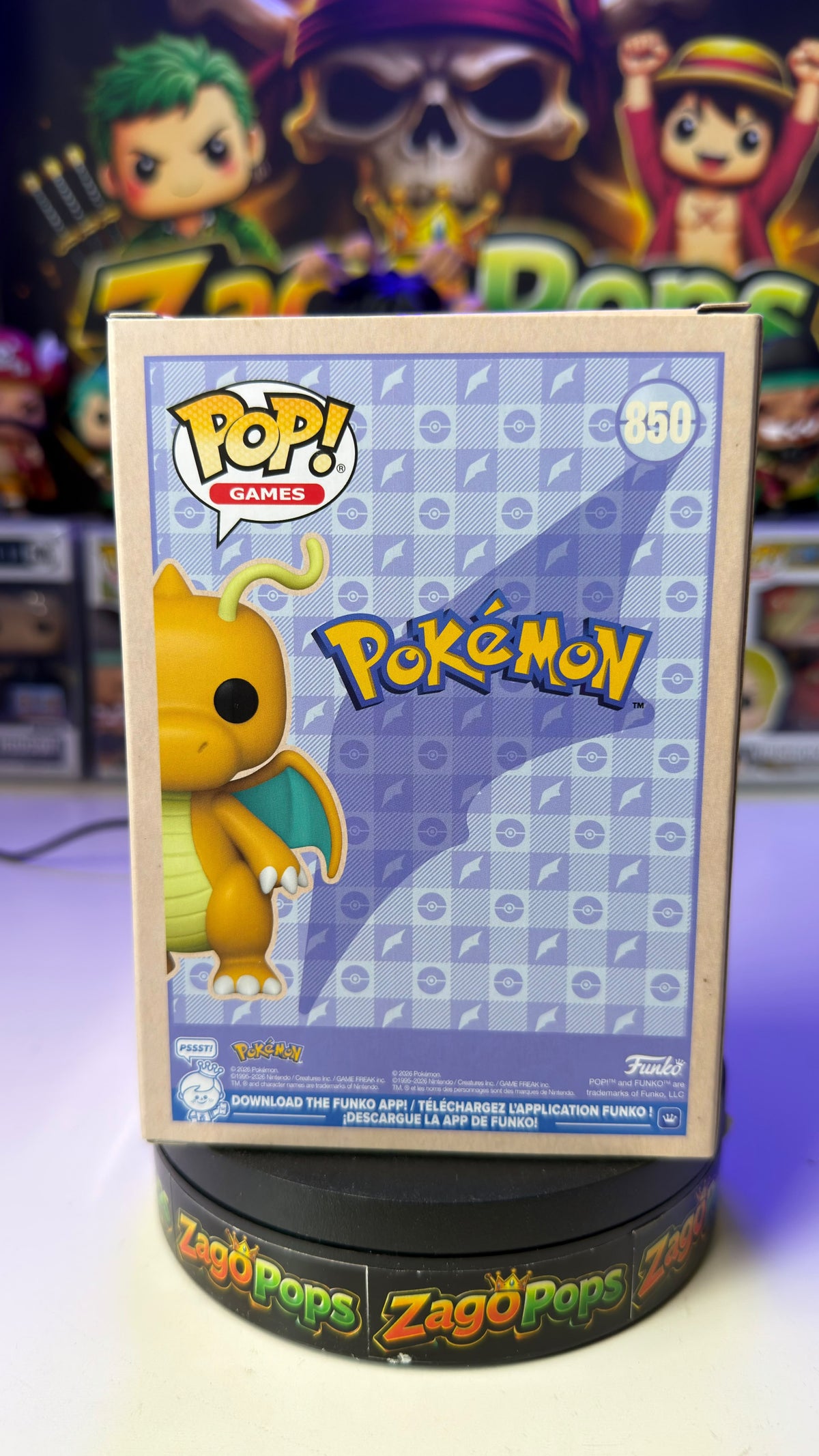 Funko Pop Dragonite 850 Soft Color Pokemon