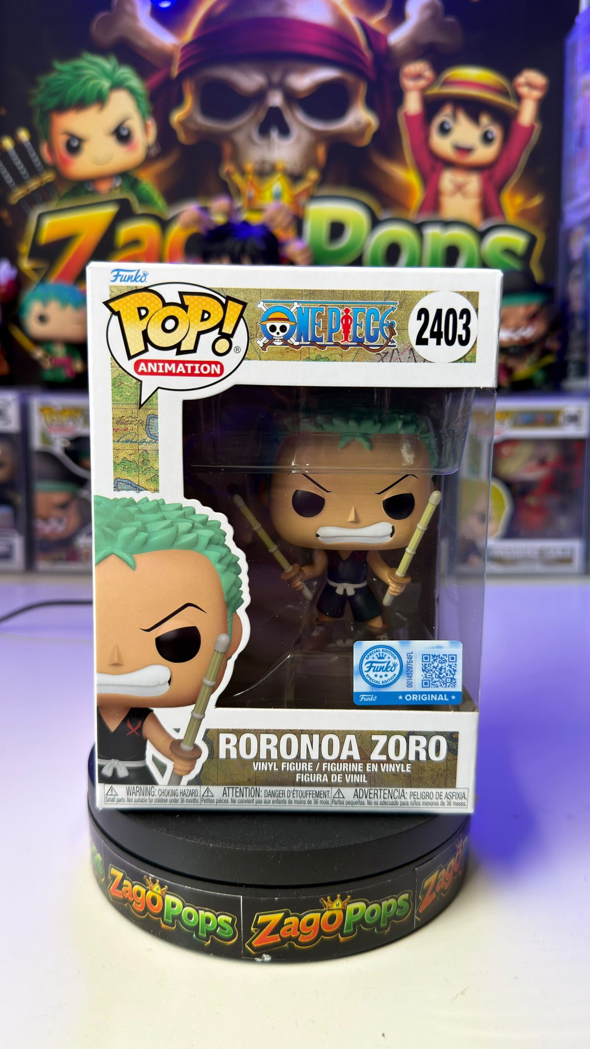 Funko Pop Roronoa Zoro 2403 One Piece