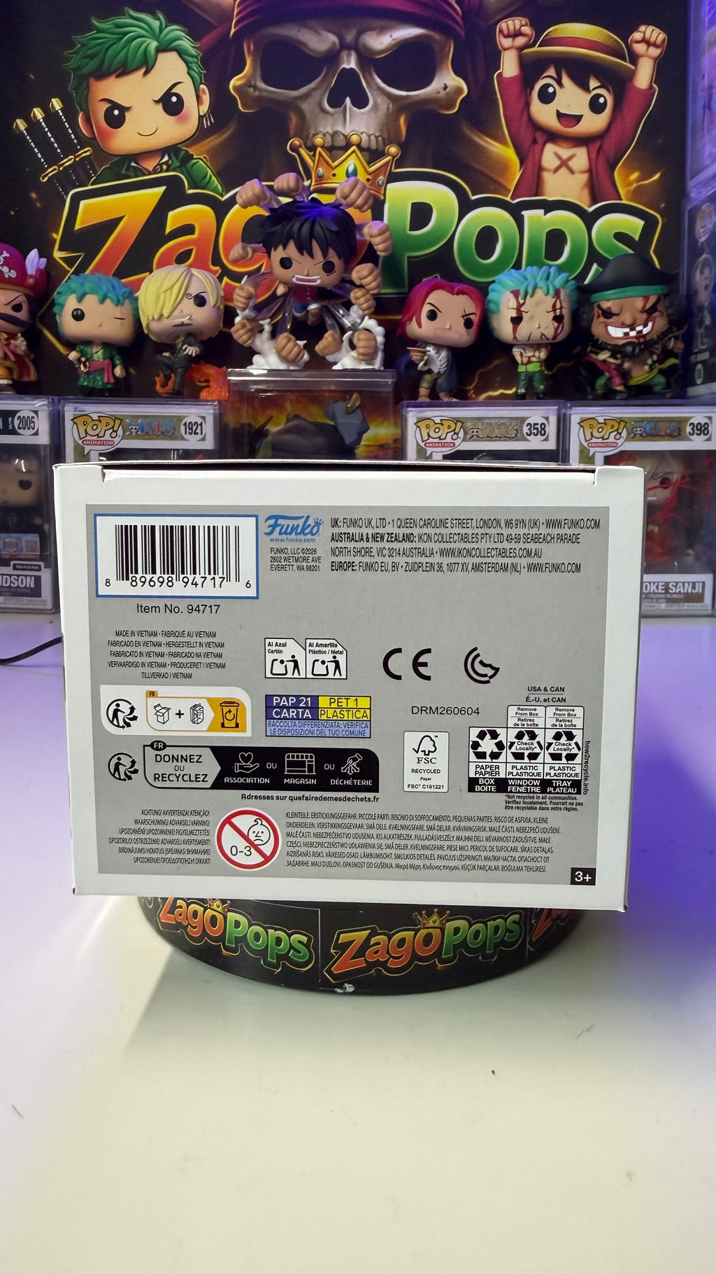 Funko Pop Roronoa Zoro 2403 One Piece