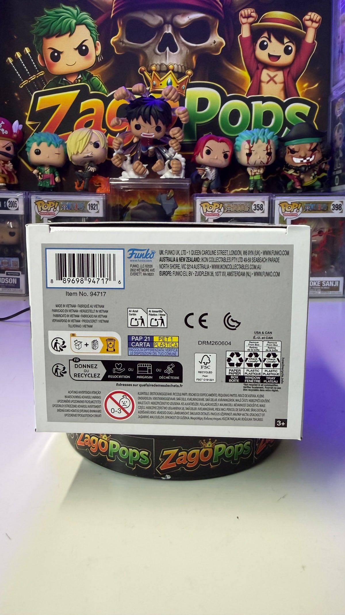 Funko Pop Roronoa Zoro 2403 One Piece