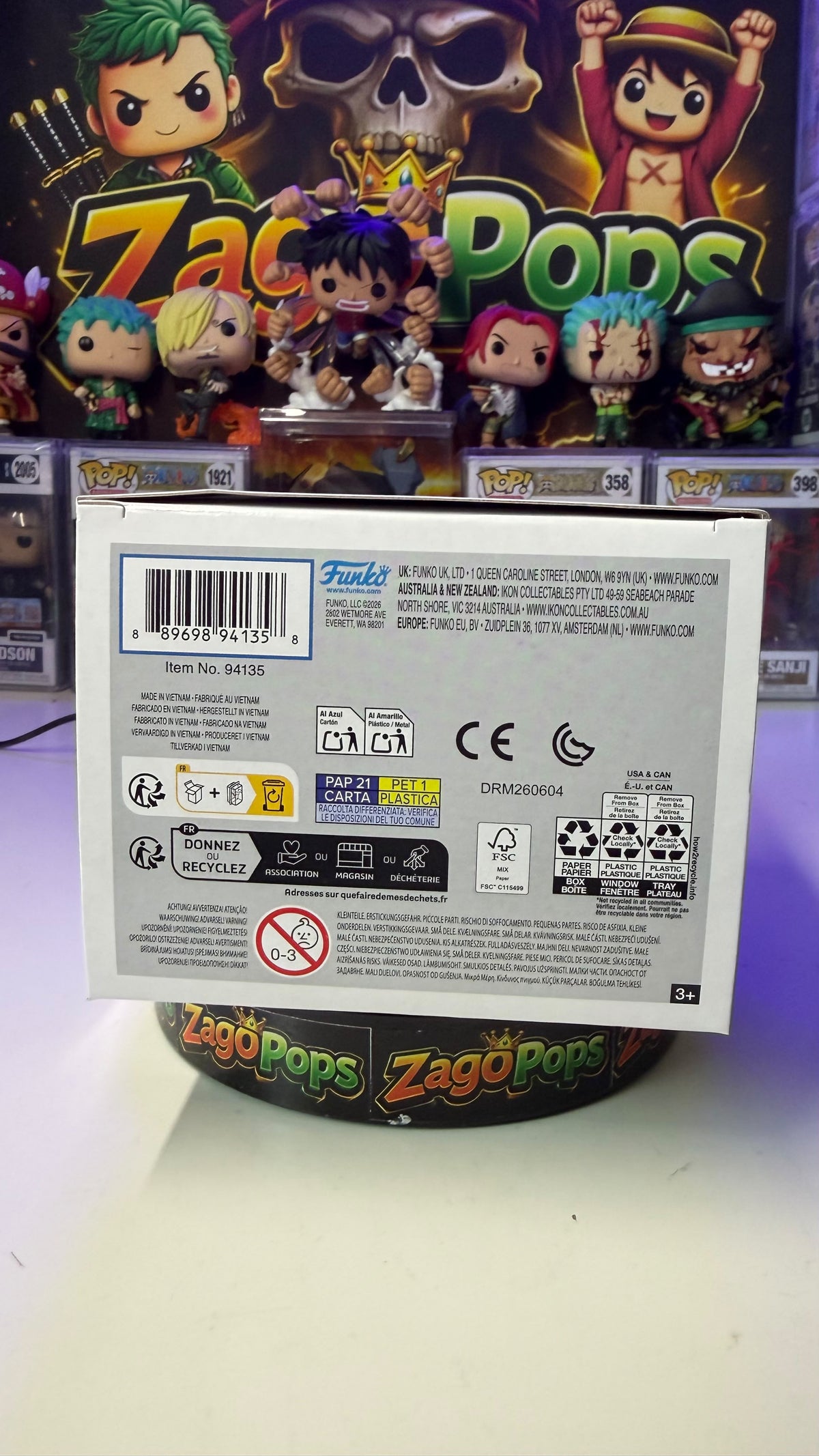 Funko Pop Monkey D. Luffy 2402 One Piece