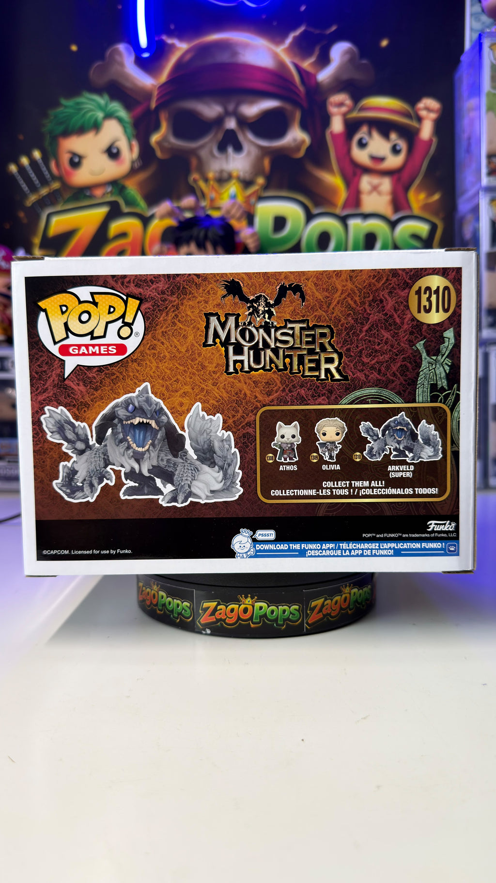 Funko Pop Arkveld 1310 Monster Hunter