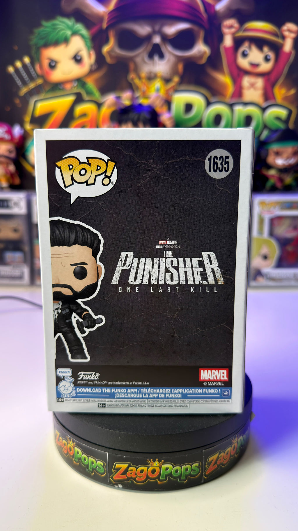 Funko Pop Punisher 1635 Glows in the Dark