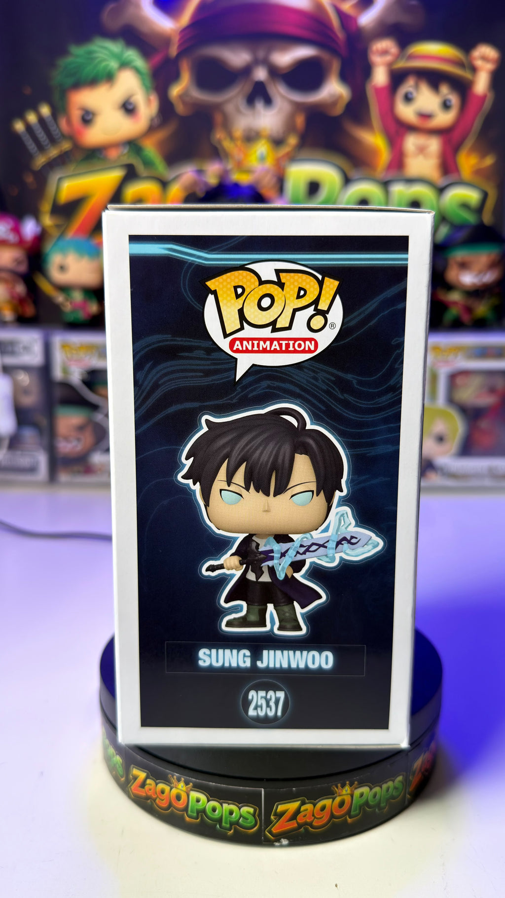 Funko Pop Sung Jinwoo 2537 Glows in the Dark Solo Leveling