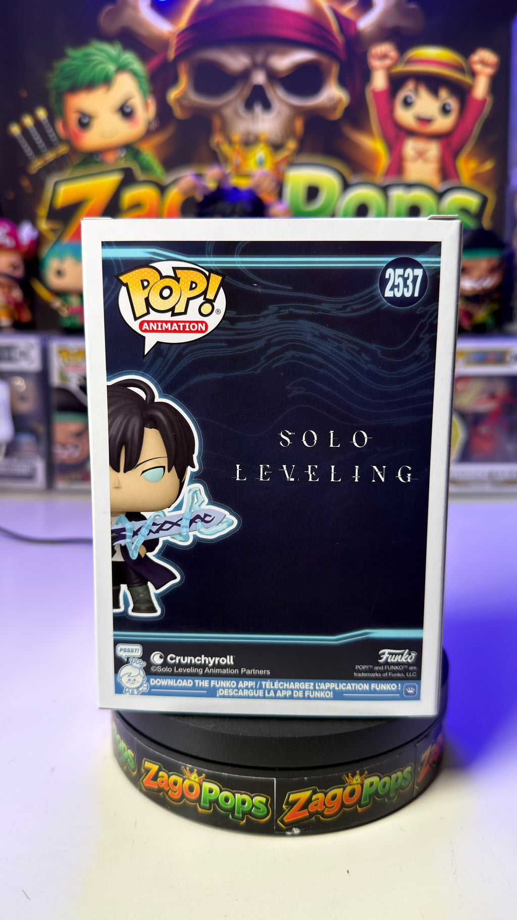 Funko Pop Sung Jinwoo 2537 Glows in the Dark Solo Leveling