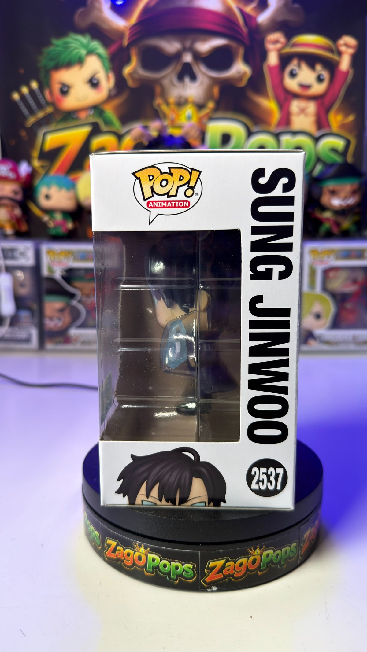 Funko Pop Sung Jinwoo 2537 Glows in the Dark Solo Leveling
