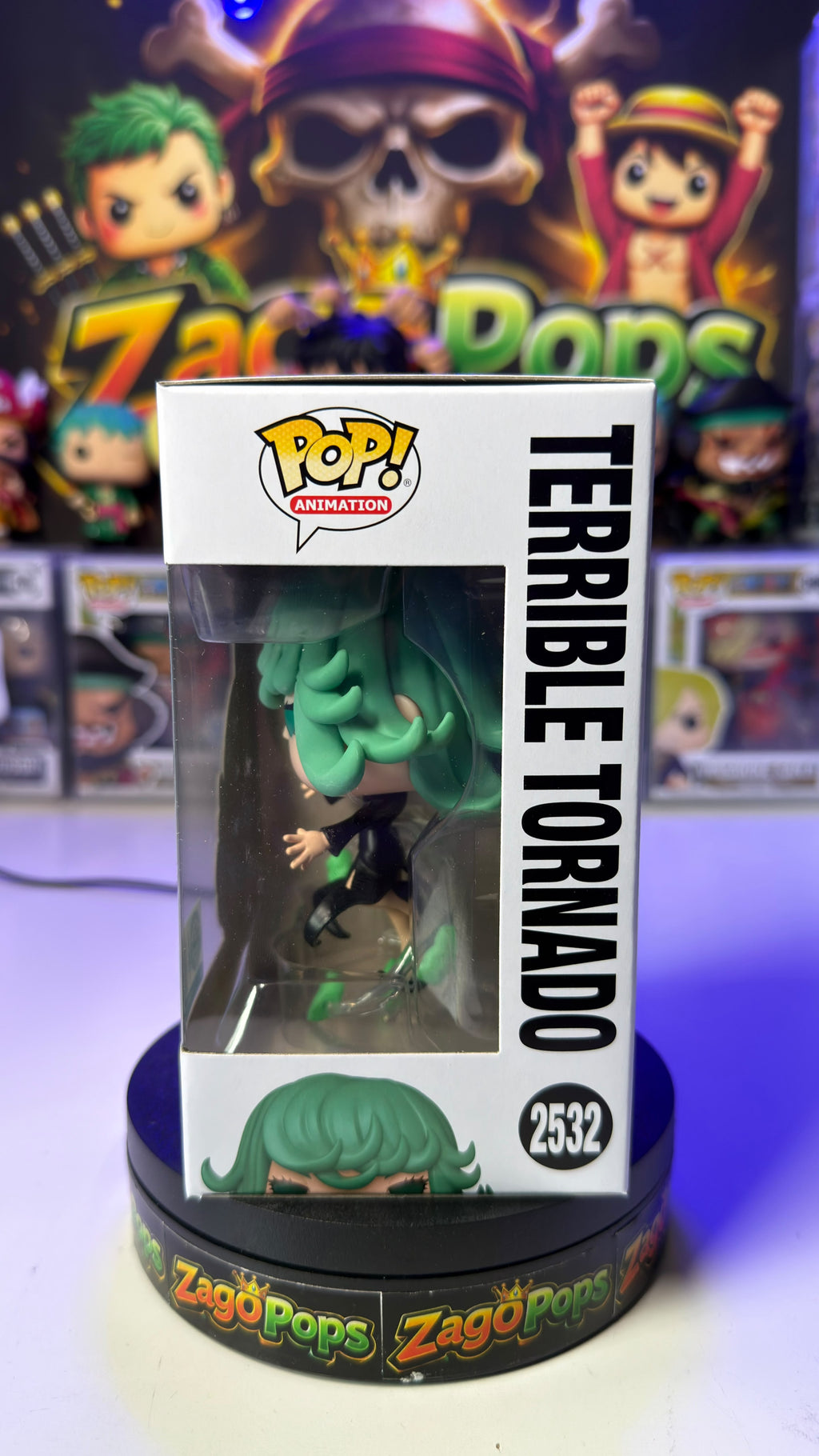 Funko Pop Terrible Tornado 2532 Glows in the Dark One Punch Man