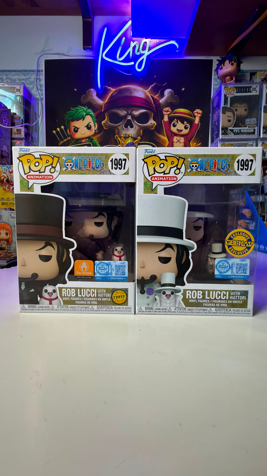 Funko Pop Bundle Rob Lucci 1997 Chase Toy Temple e Geekay One Piece