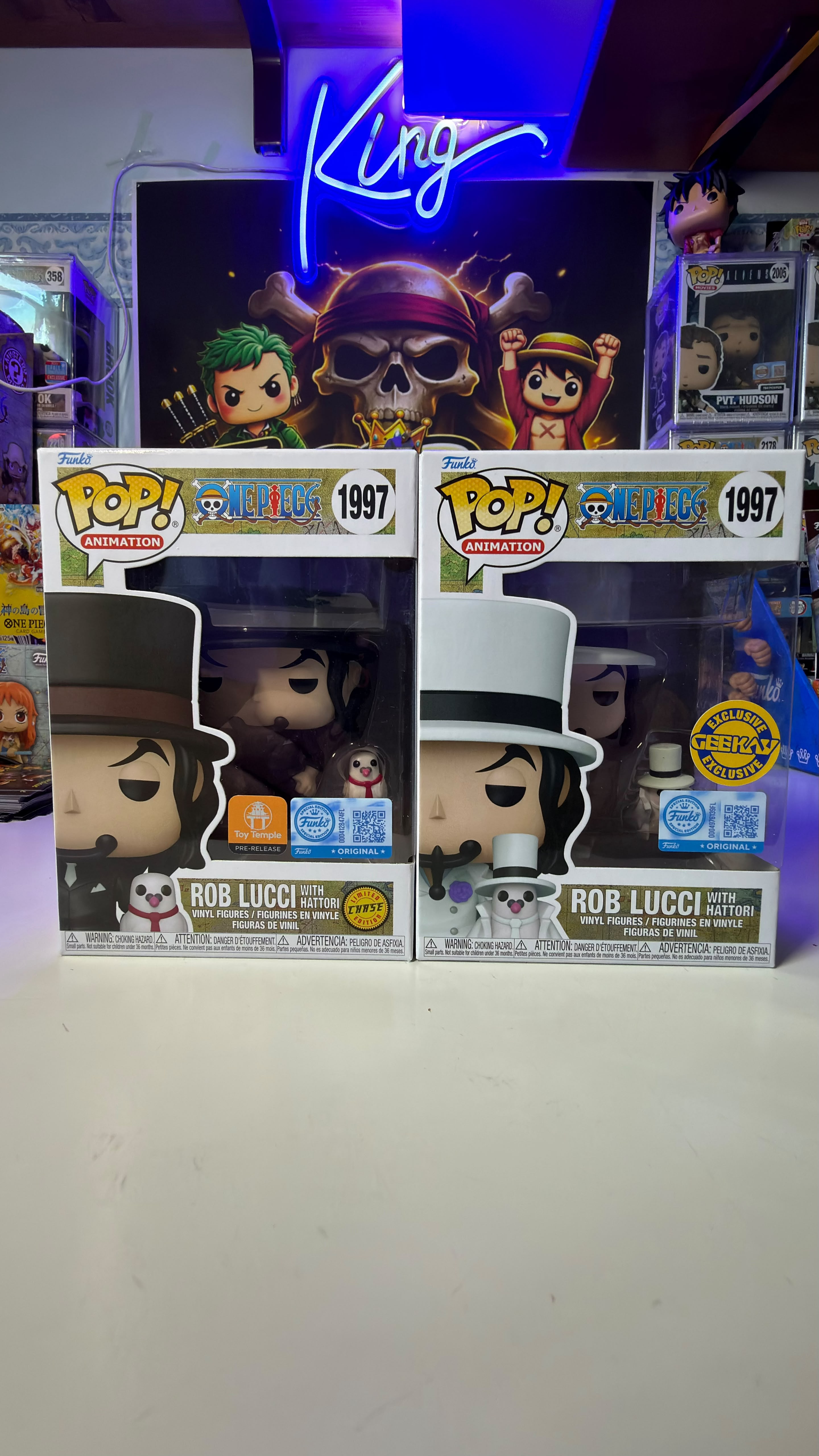 Funko Pop Bundle Rob Lucci 1997 Chase Toy Temple e Geekay One Piece