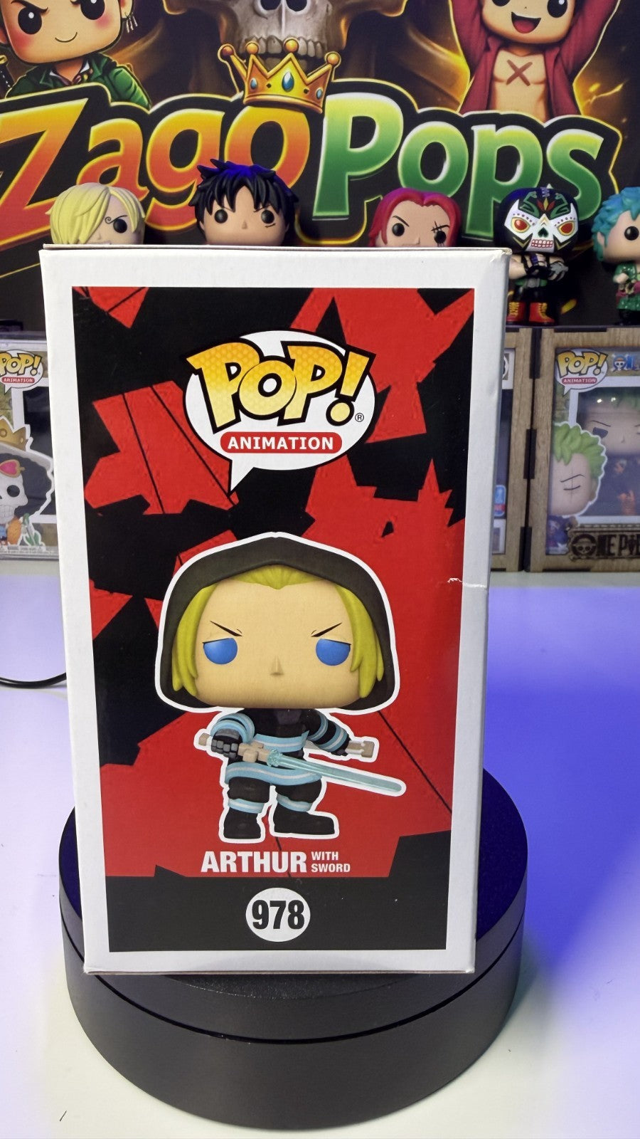 Funko Pop Arthur With Sword 978 Fire Force