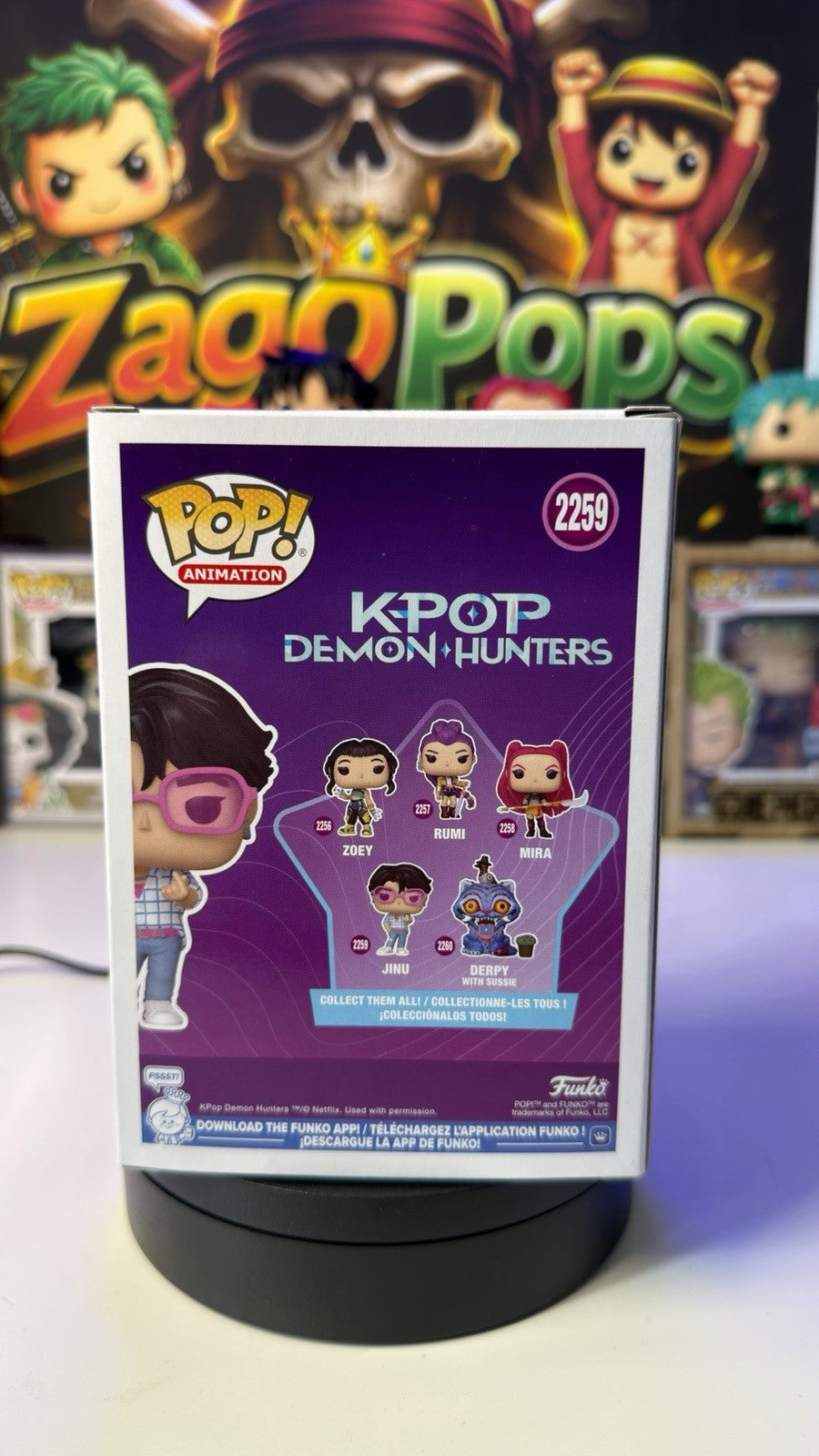Funko Pop Jinu 2259 K-Pop Demon Hunters