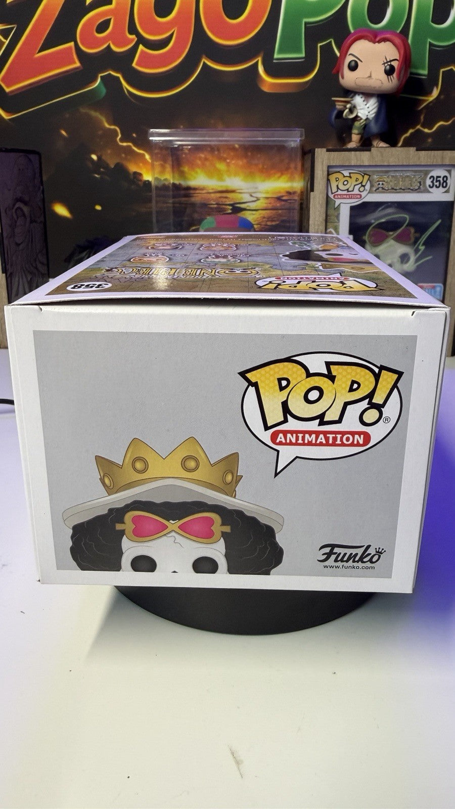 Funko Pop Brook 358 Barcode USA Originale One Piece