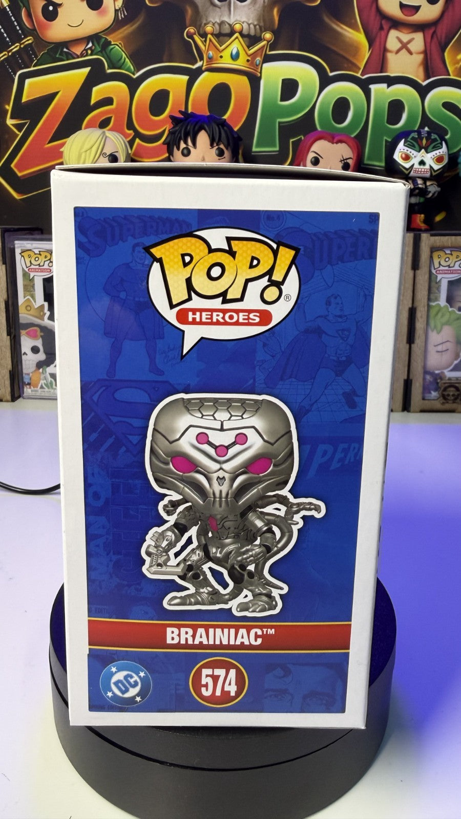 Funko Pop Brainiac 574 Fall Convention 2025 Superman