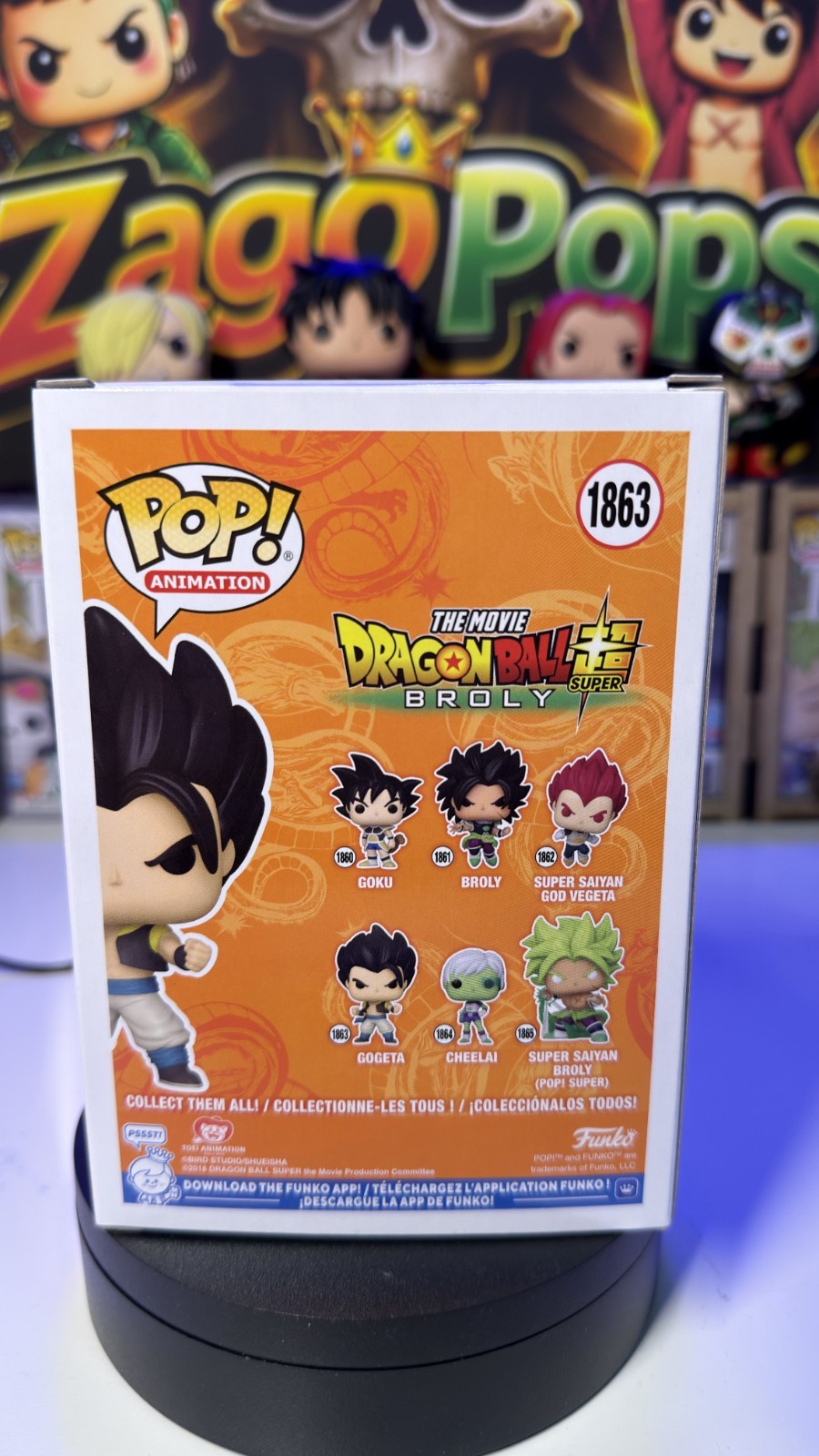 Funko Pop Gogeta 1863 Dragon Ball