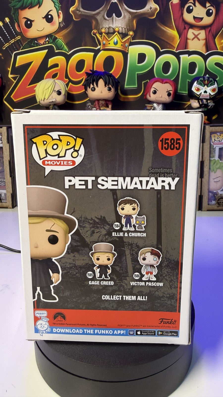 Funko Pop Gage Creed 1585 Pet Sematary