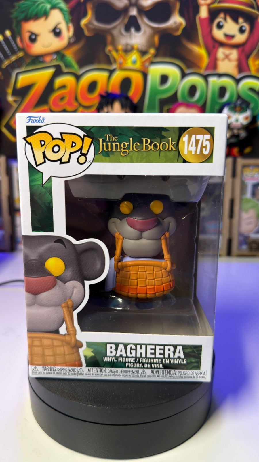 Funko Pop Bagheera 1475 The Jungle Book