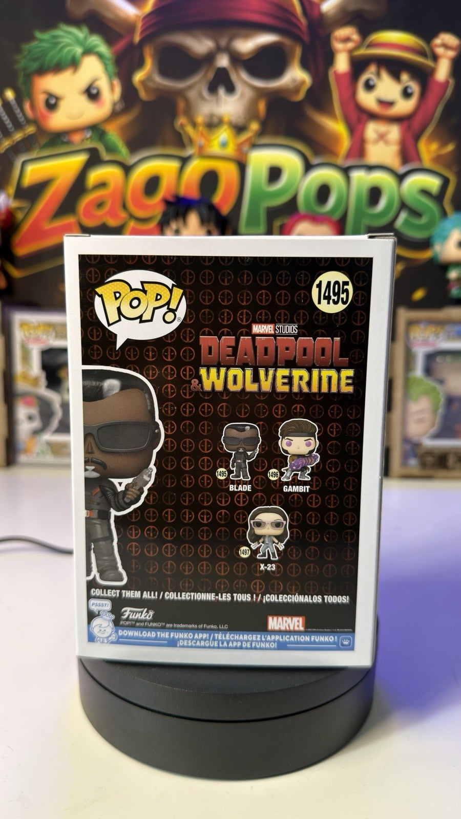 Funko Pop Blade 1495 Wolverine Deadpool