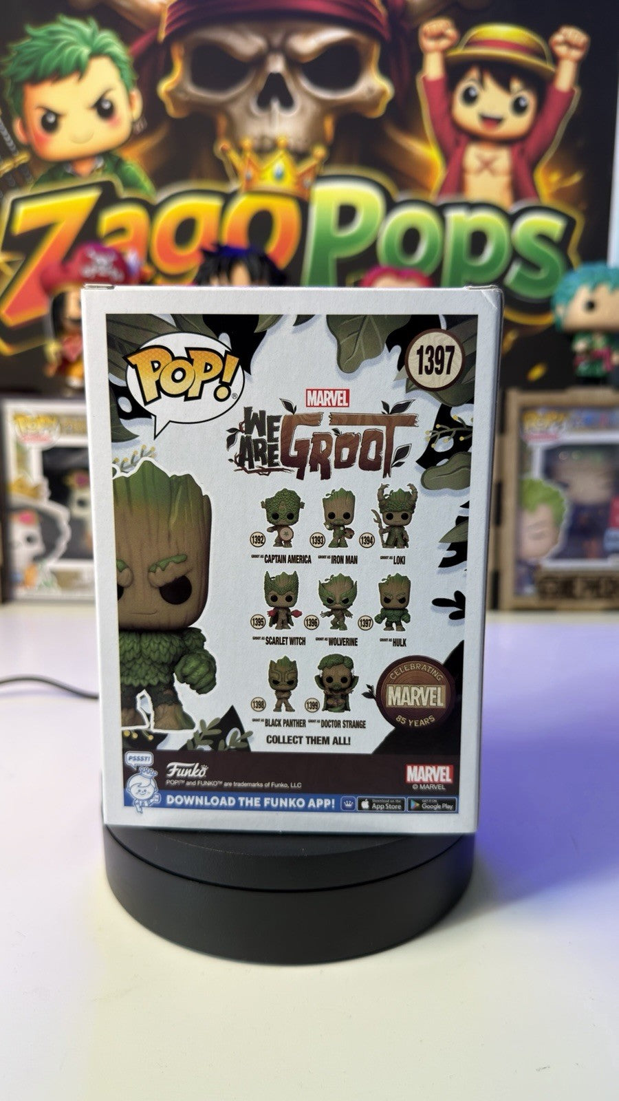 Funko Pop Groot as Hulk 1397