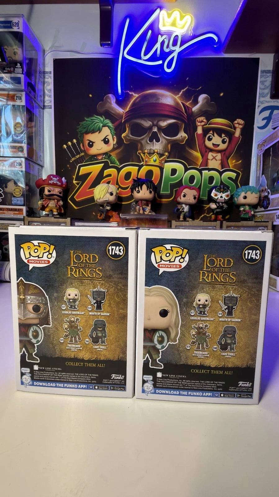 Funko Pop Bundle Eowyn 1743 Chase Lord of the Rings