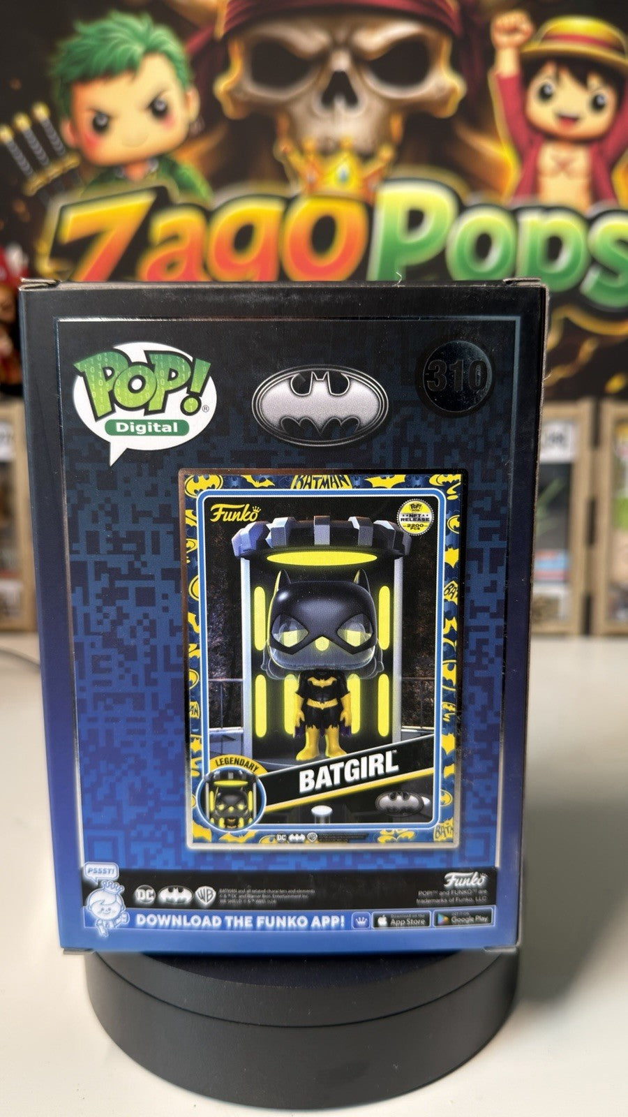 Funko Pop Batgirl 310 Glows In The Dark Nft Release Limited Edition 2200 Pcs