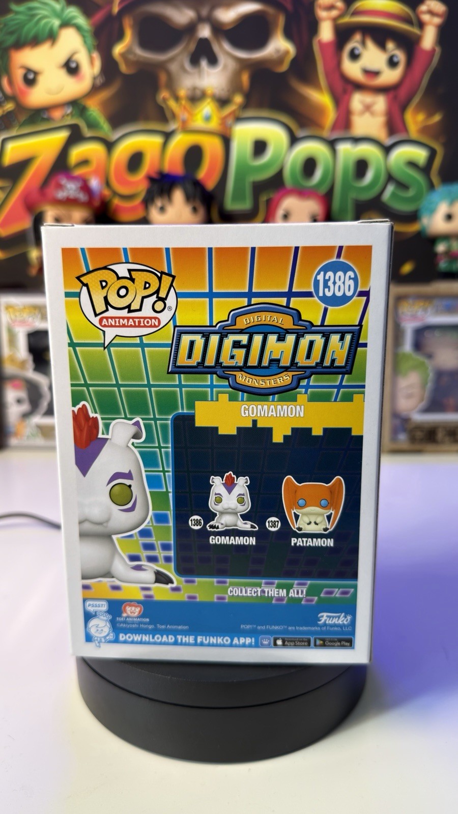 Funko Pop Gomamon 1386 Digimon