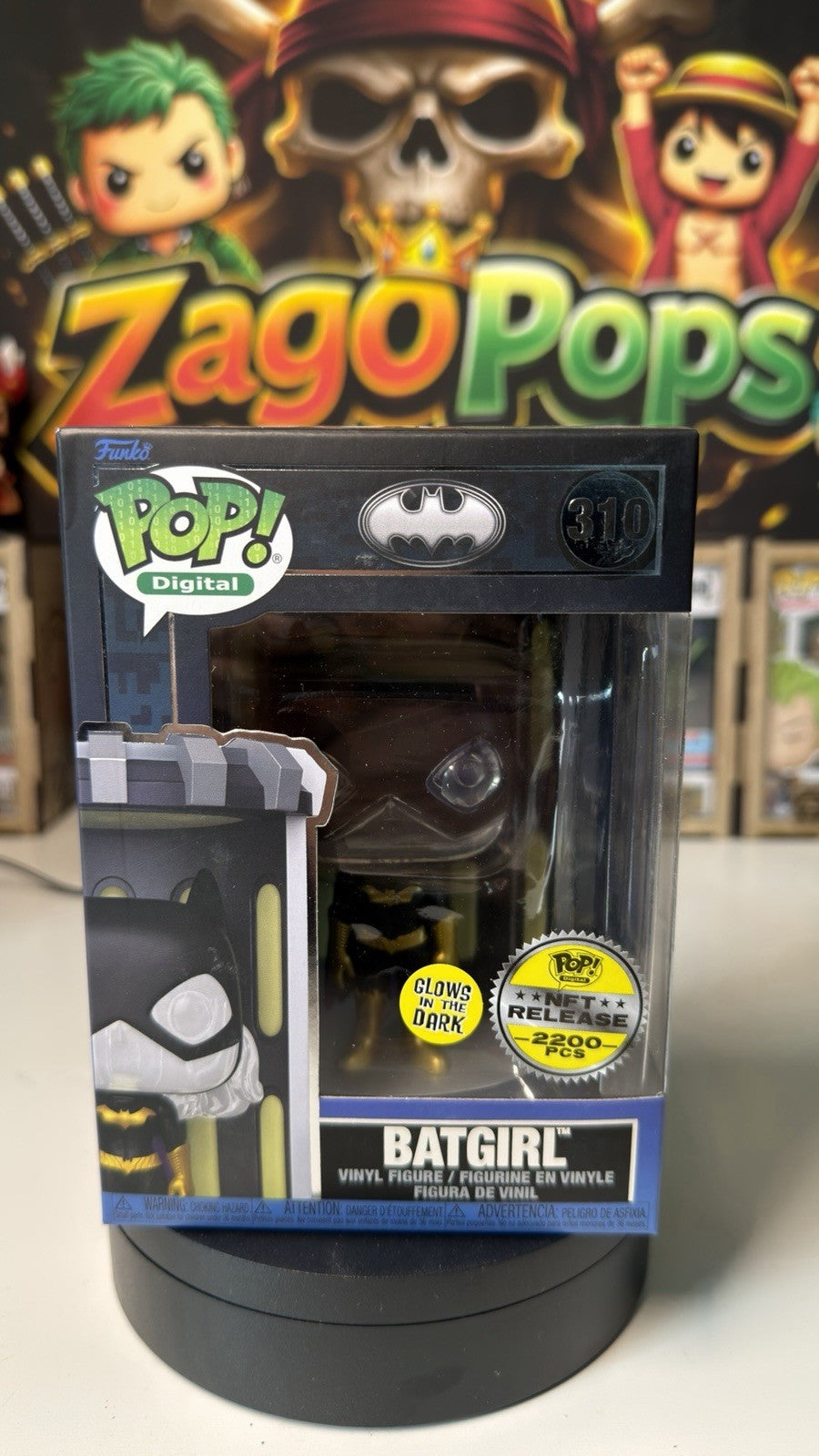 Funko Pop Batgirl 310 Glows In The Dark Nft Release Limited Edition 2200 Pcs