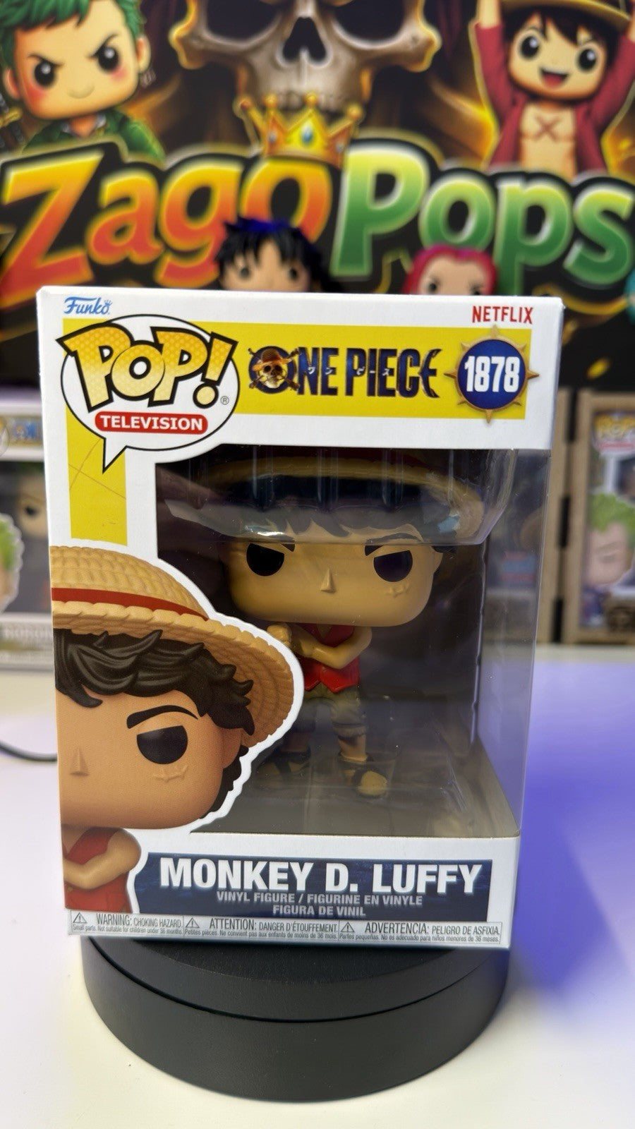 Funko Pop Monkey D Luffy 1878 One Piece Netflix