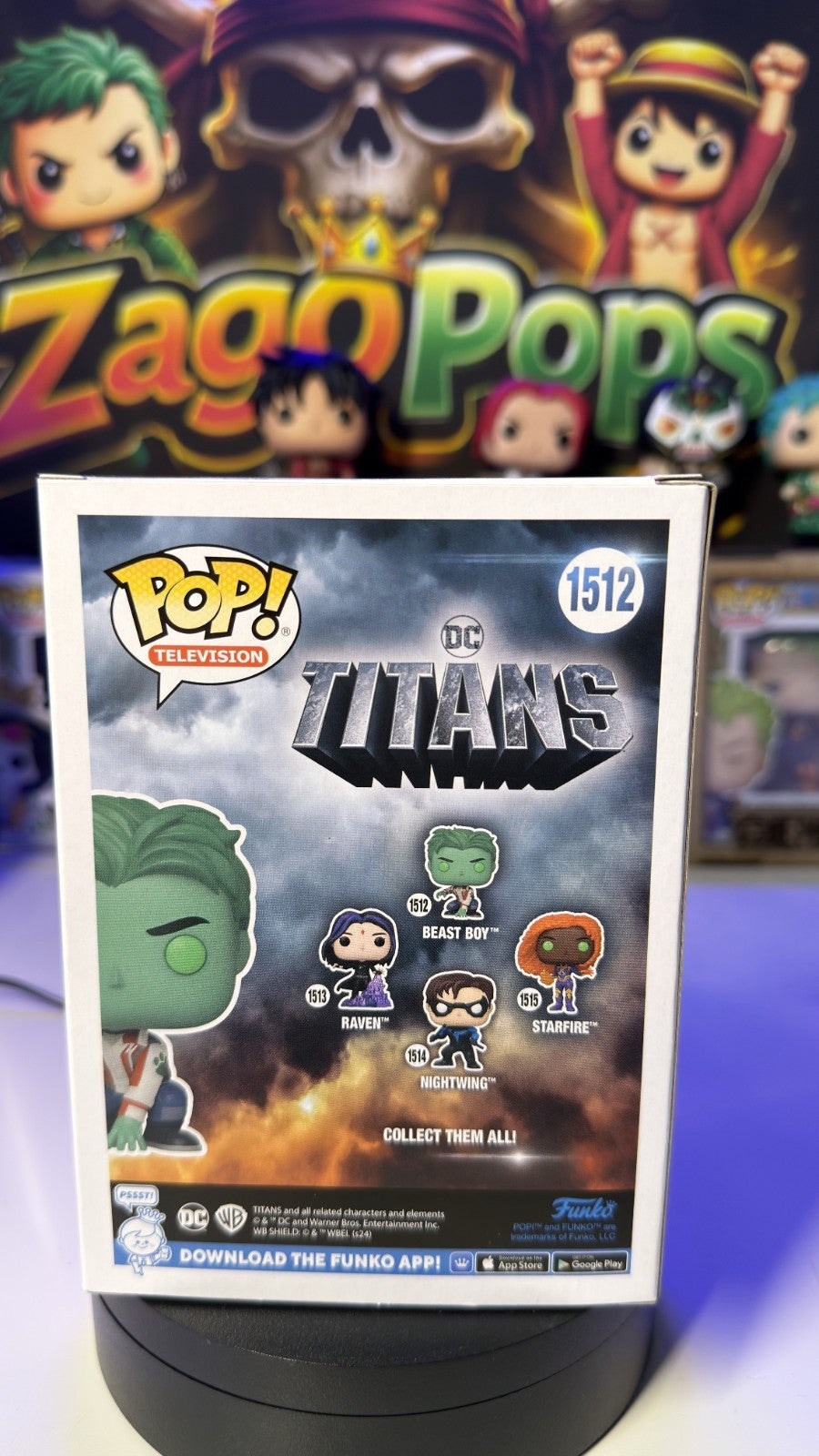 Funko Pop Beast Boy 1512 Titans
