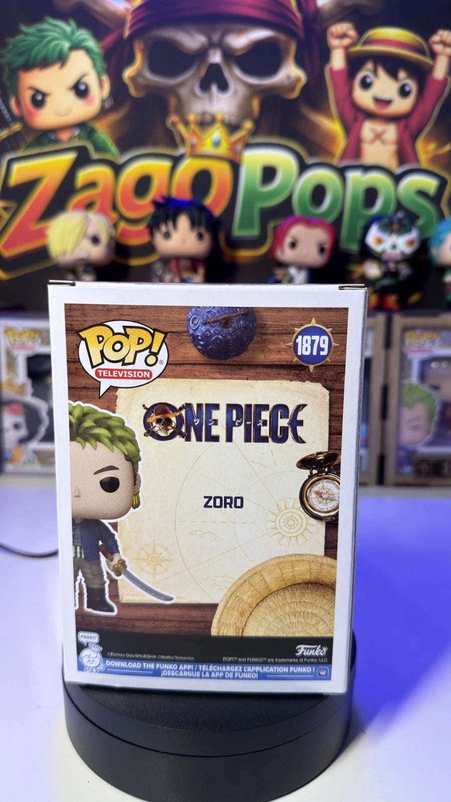 Funko Pop Zoro 1879 One Piece Netflix