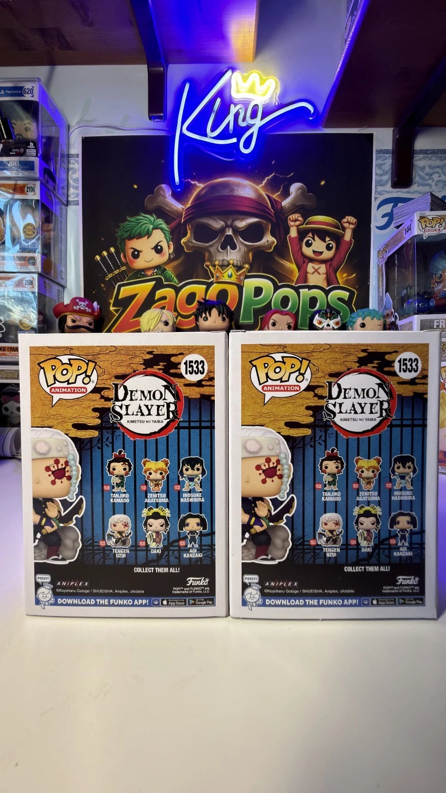 Funko Pop Bundle Tengen Uzui 1533 Chase Demon Slayer