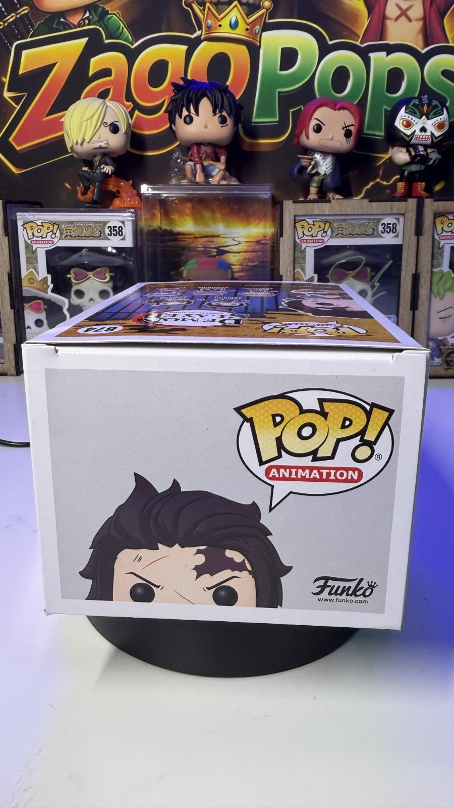 Funko Pop Tanjiro Kamado 874 Galactic Toys Exclusive Demon Slayer