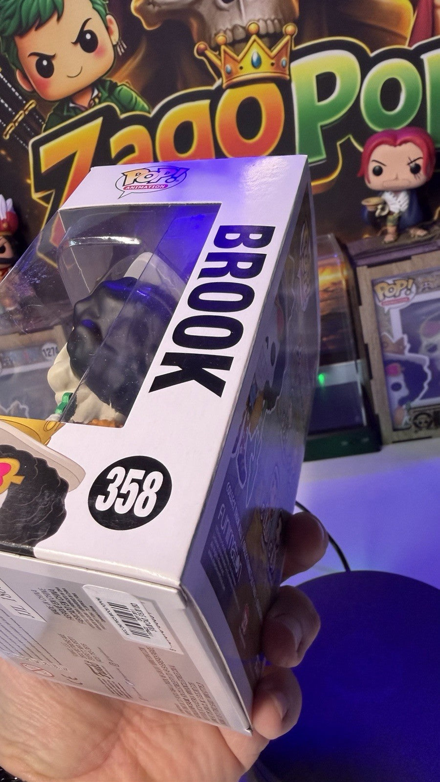 Funko Pop Brook 358 Barcode USA Originale One Piece