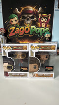 Funko Pop Bundle Indiana Jones Helena Shaw Teddy Kumar