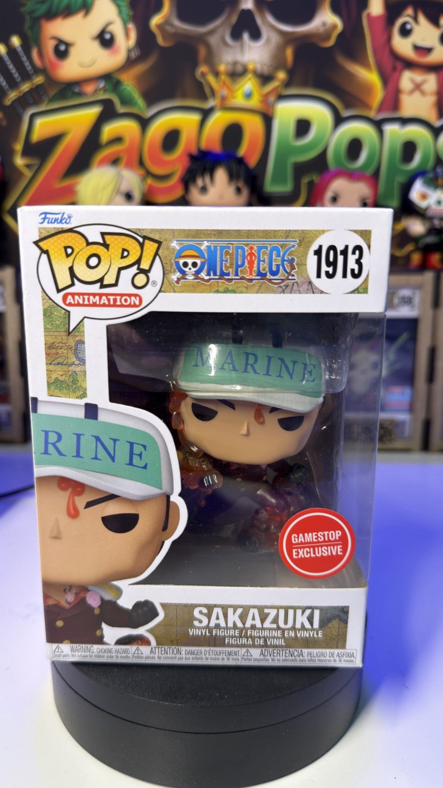 Funko Pop Sakazuki 1913 Game Stop Exlusive One Piece