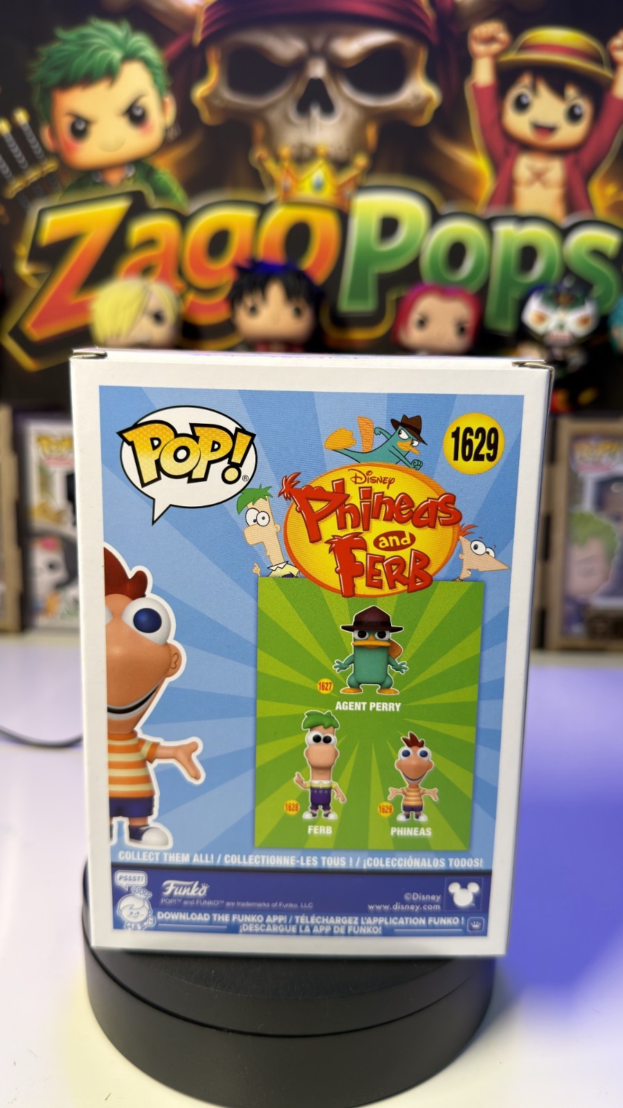 Funko Pop Phineas 1629 Phineas and Ferb