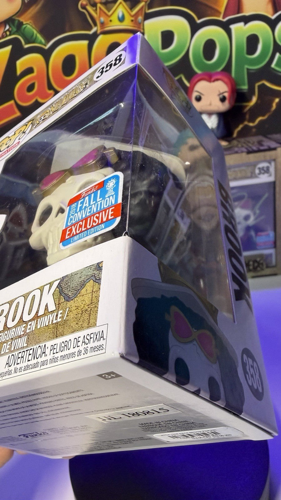 Funko Pop Brook 358 Barcode USA Originale One Piece