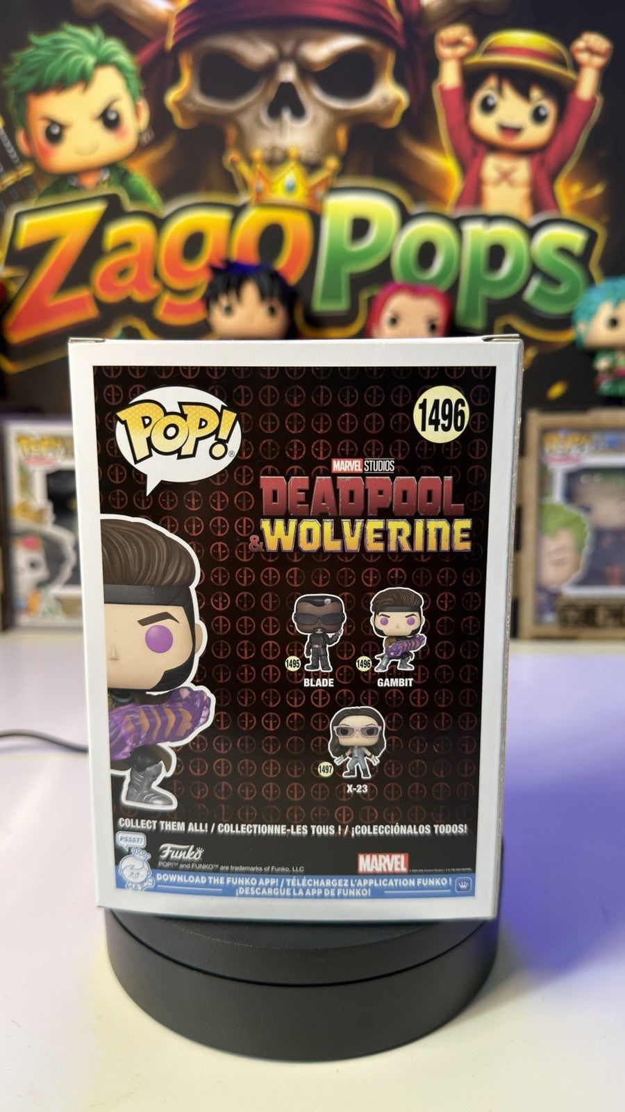 Funko Pop Gambit 1496 Deadpool Wolverine