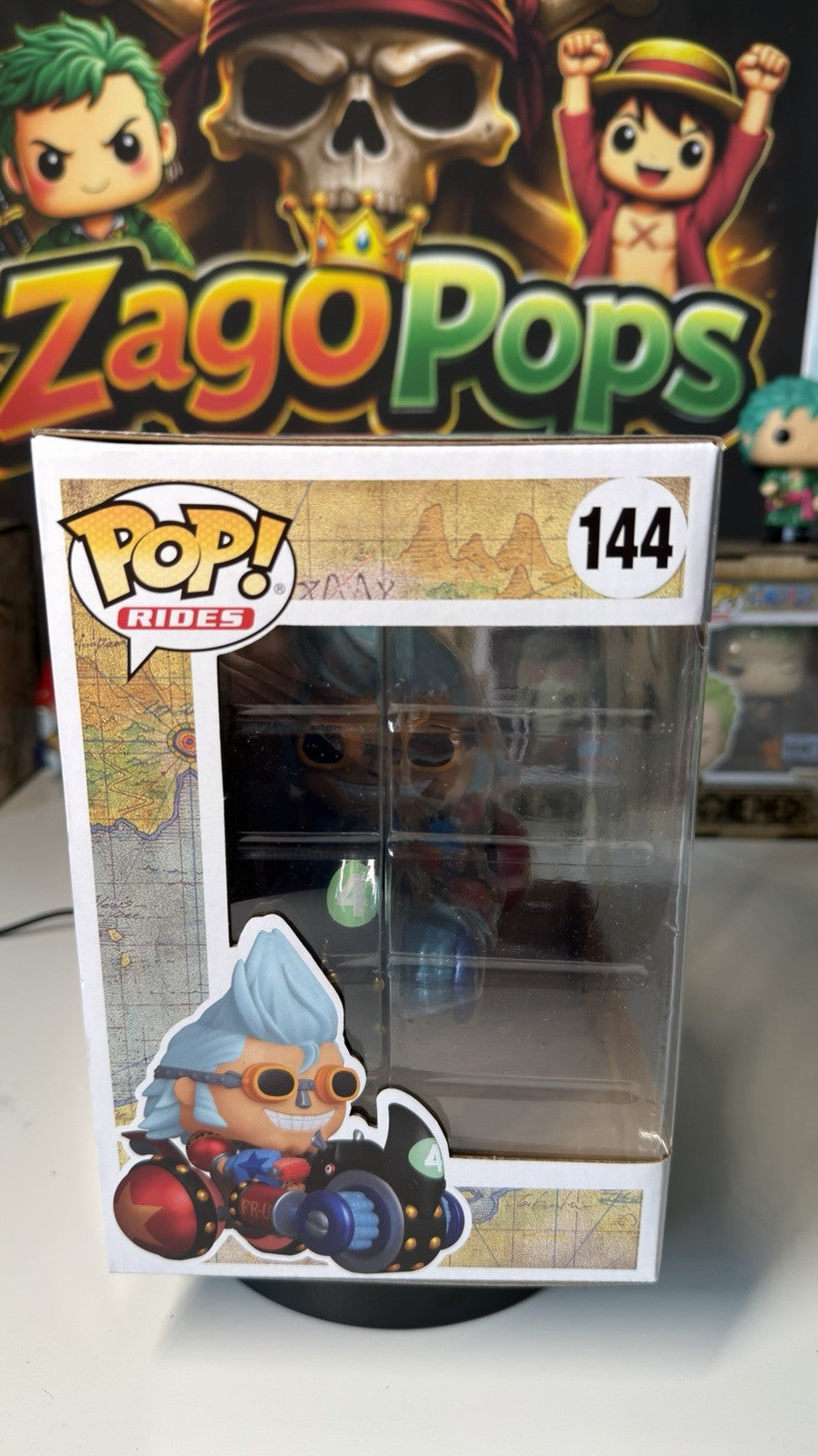 Funko Pop Franky With Rhino 144 One Piece