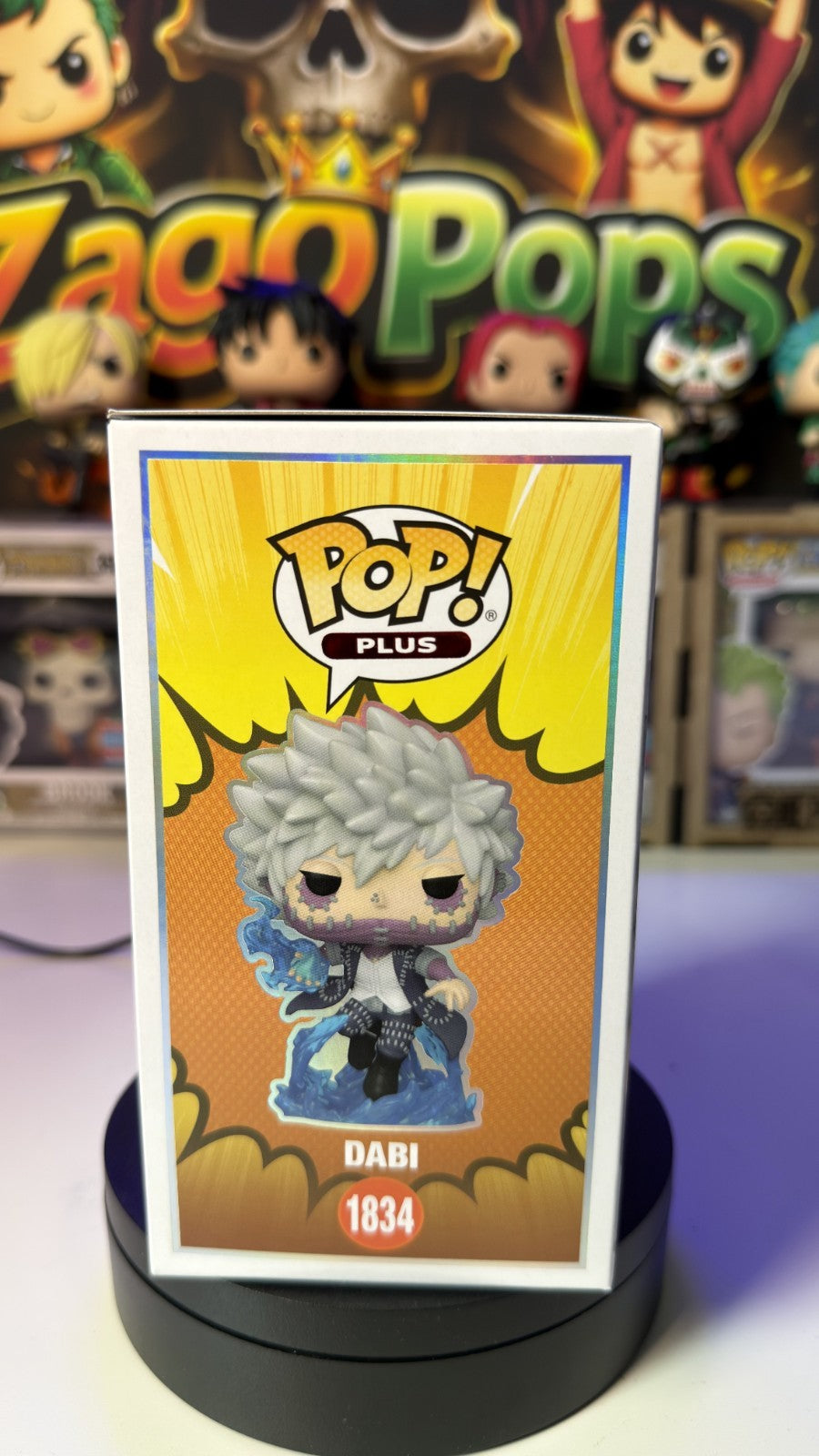 Funko Pop Dabi 1834 Glow Chase Specialty Series Exc. My Hero Academia