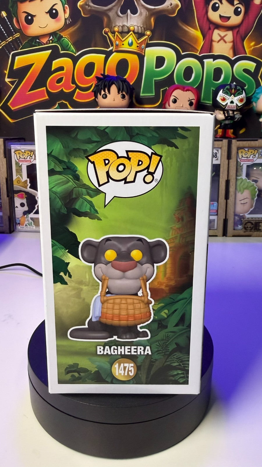 Funko Pop Bagheera 1475 The Jungle Book