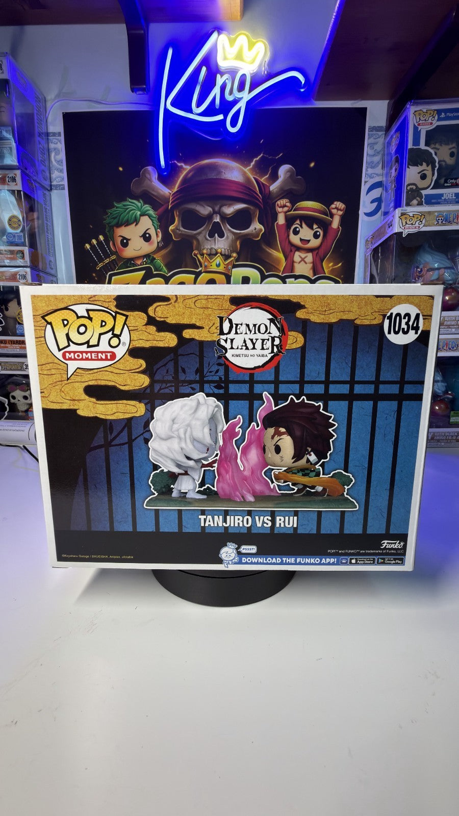 Funko Pop Tanjiro vs Rui 1034 Demon Slayer