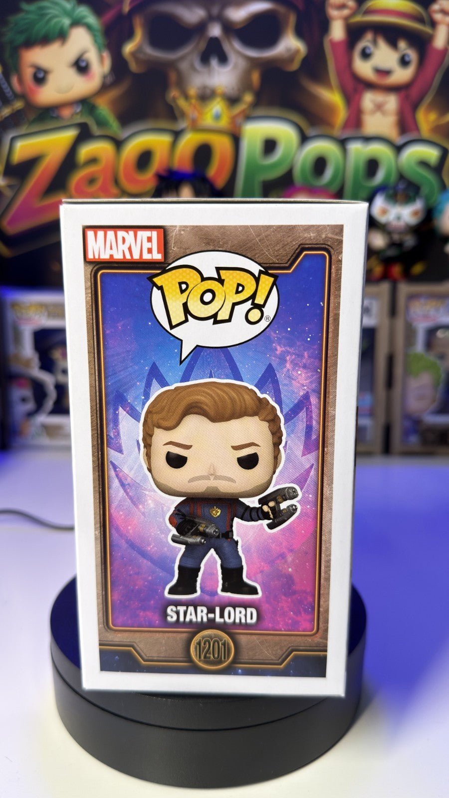 Funko Pop Star Lord 1201 Guardians Galaxy