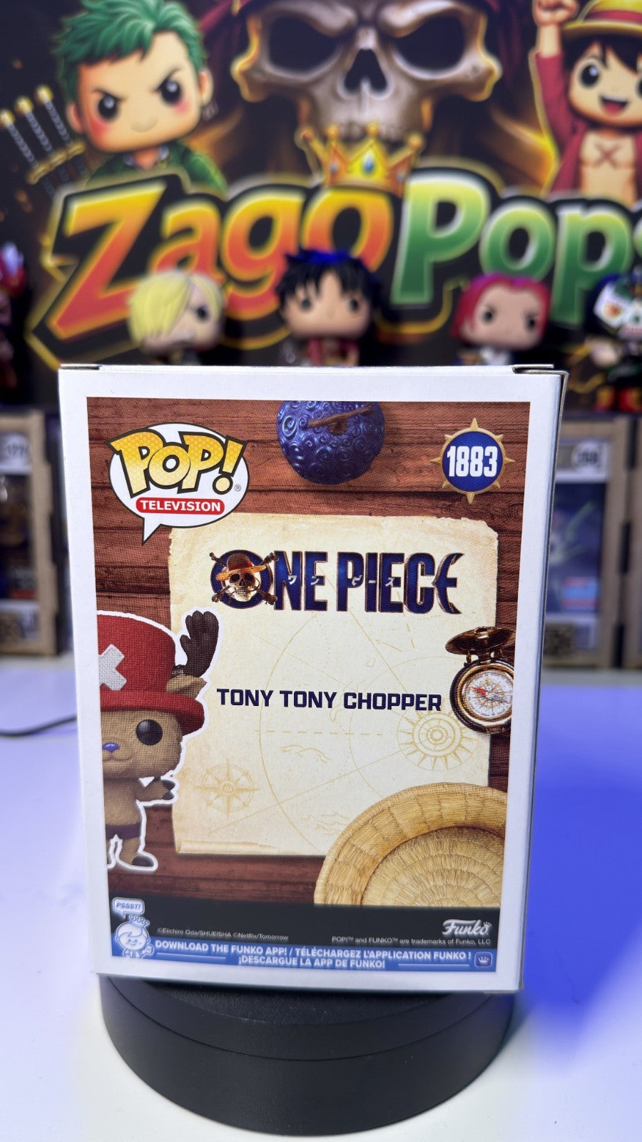 Funko Pop Tony Chopper 1883 One Piece Netflix