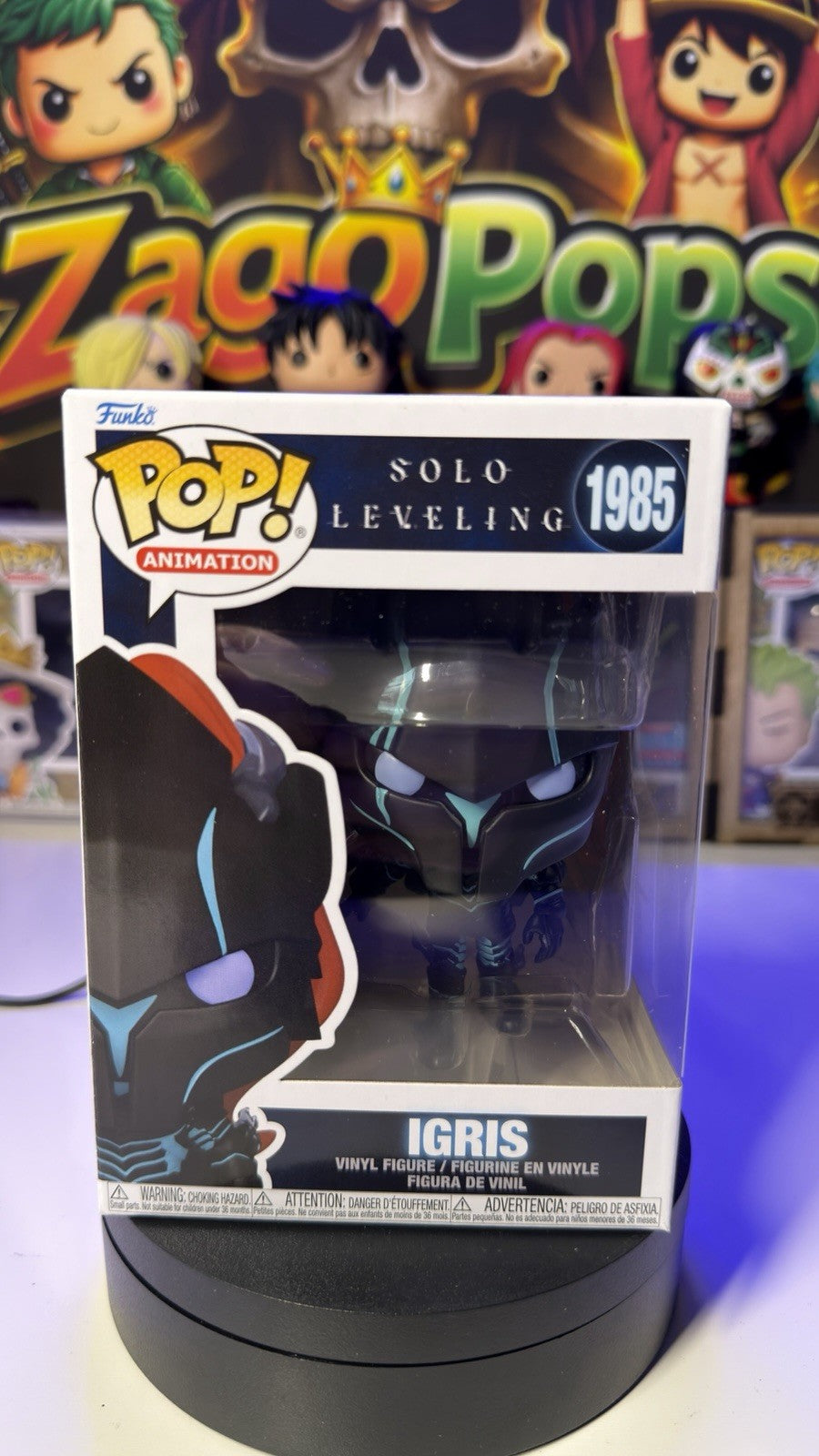 Funko Pop Igris 1985 Solo Leveling