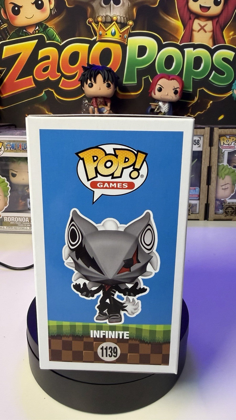 Funko Pop Infinite 1139 Glows In The Dark Limited Edition 9500pcs Sonic