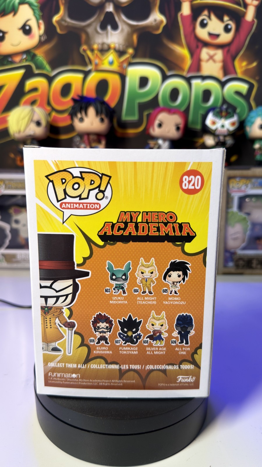 Funko Pop Mr Compress 820 Fall Convention 22 My Hero Academia